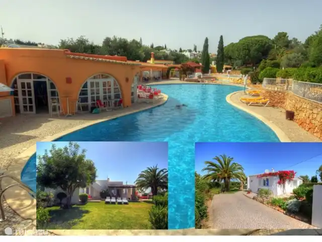 Os Quatros, Quinta do Paraíso | Portugal, Algarve, Carvoeiro - villa Le complexe de luxe Quinta do Paraiso propose un choix de 3 piscines (dont une pataugeoire). Il y a aussi des courts de tennis, un mini-golf, des animations, un bar cosy, etc. La piscine est suffisamment éloignée de la villa pour ne pas l'entendre.