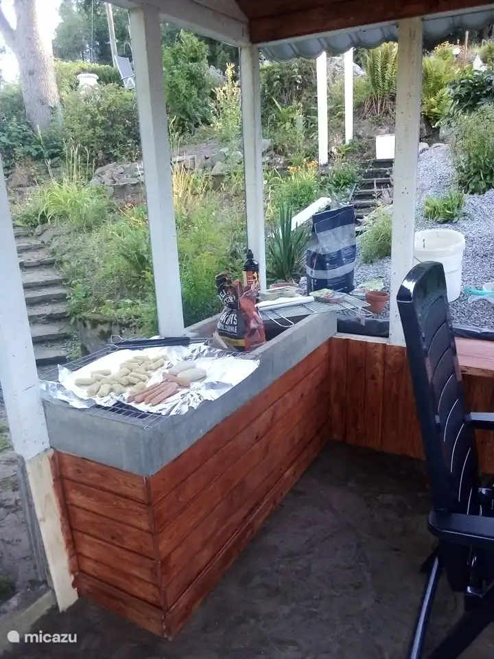 Grillplatz im Garten