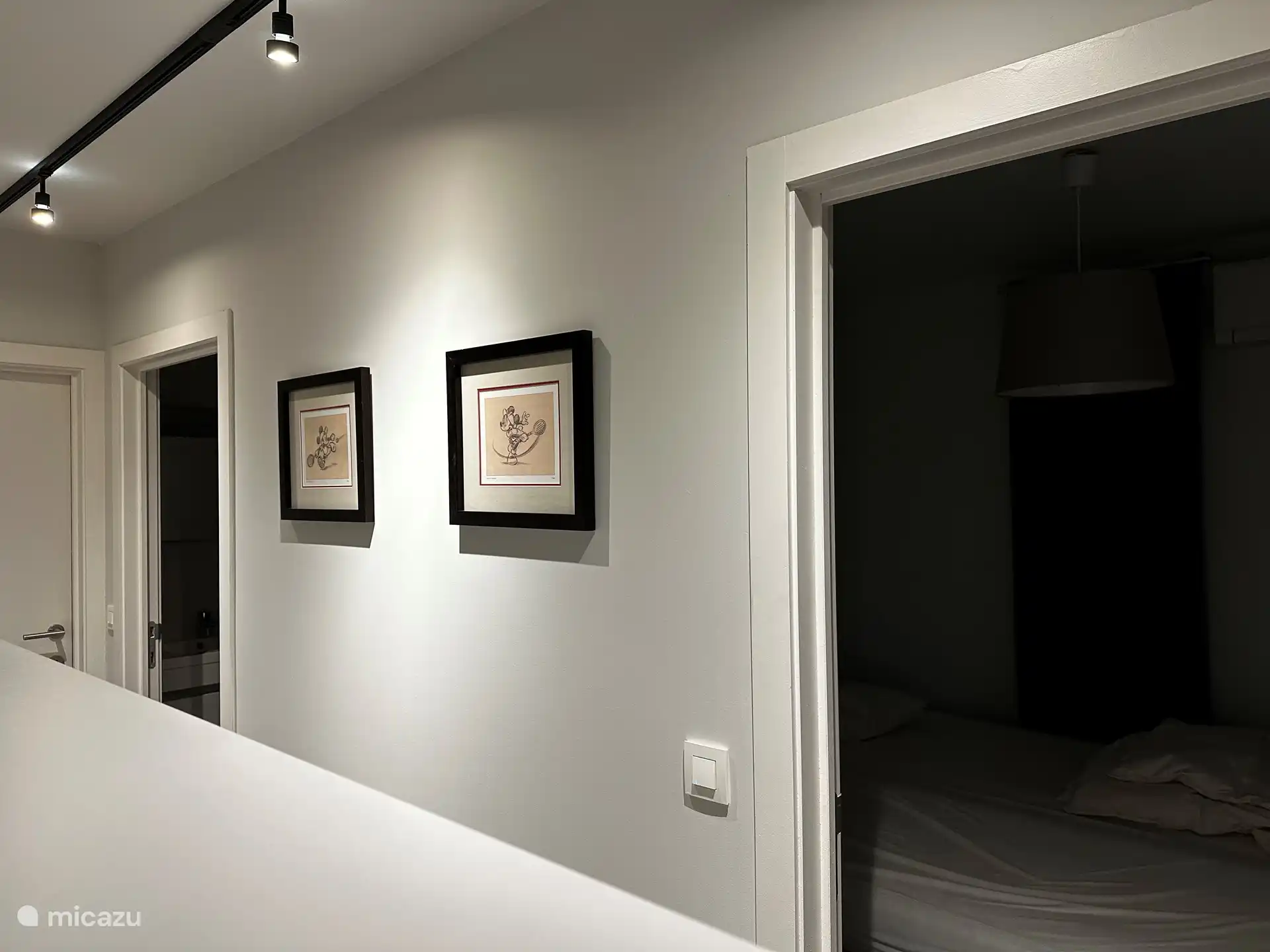 Flur über dem Gästehaus