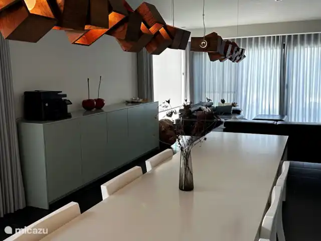 Villa 'Les cubes de Beaulieu' | France, Ardèche, Beaulieu (Ardèche) - villa table pour 12 personnes à l'intérieur