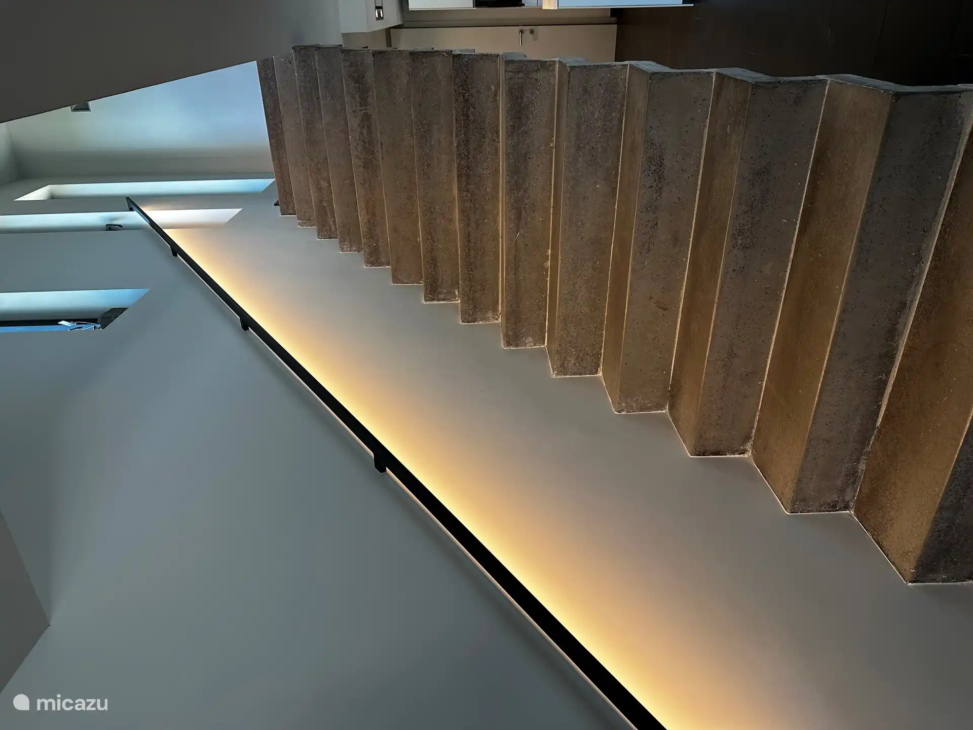 Betontreppe nach oben