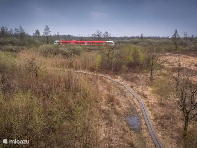 Caravansérail | Pays-Bas, Gueldre, Winterswijk - bungalow Train pour Zutphen.