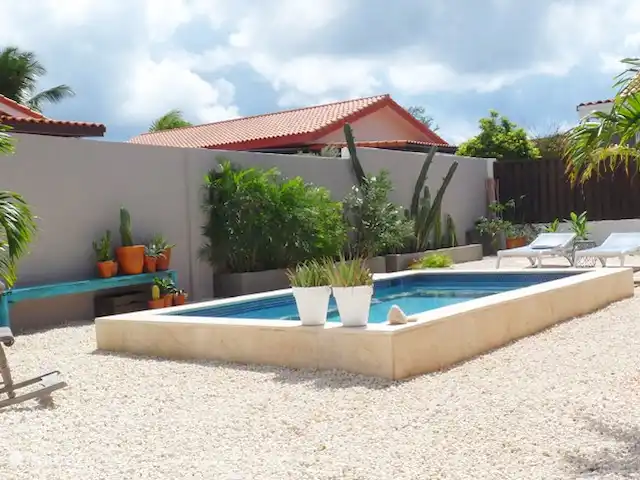 Location de Vacances Aruba, Oranjestad, San Barbola, maison de vacances - Cas Barbola, maison avec piscine privée Cas Barbola