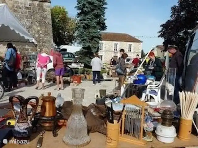 Domaine Charente - Gite Cardabelle en Francia, Charente, Mazières - casa vacacional Bric et Brac o Vide Grenier o brocante... todo se reduce a lo mismo, calidez de pueblo y variedad de ofertas. Tú decides: ¿arte o kitsch?