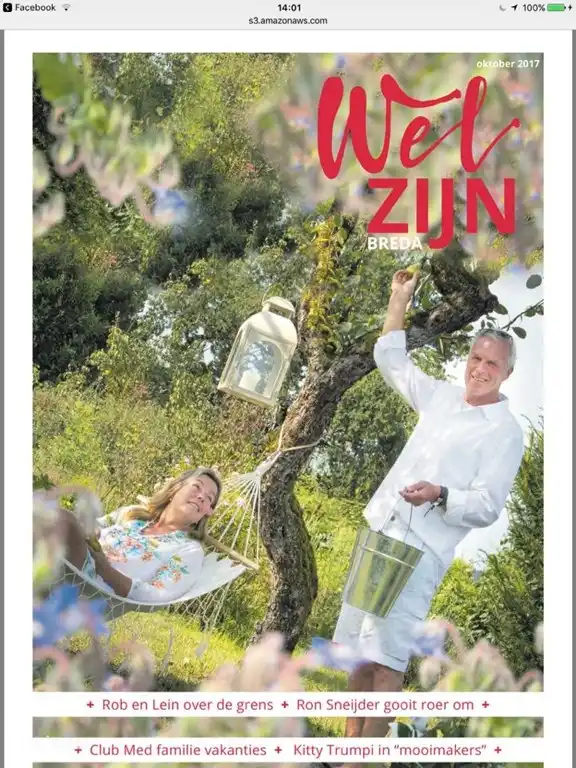 Interview with us in Welzijn magazine November 2017