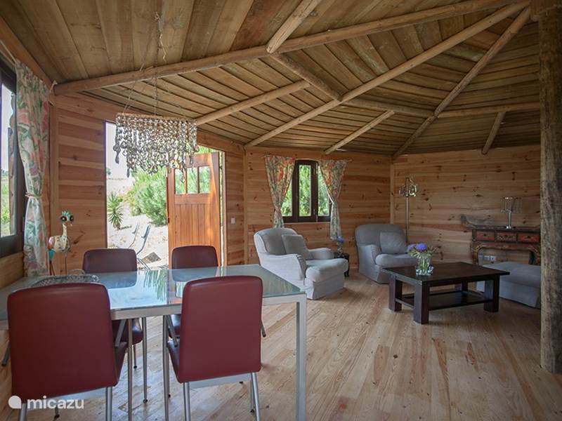 Ferienwohnung Portugal, Costa de Prata, Alcobaça Blockhütte / Lodge Quinta Antes o Vento, Rondavel
