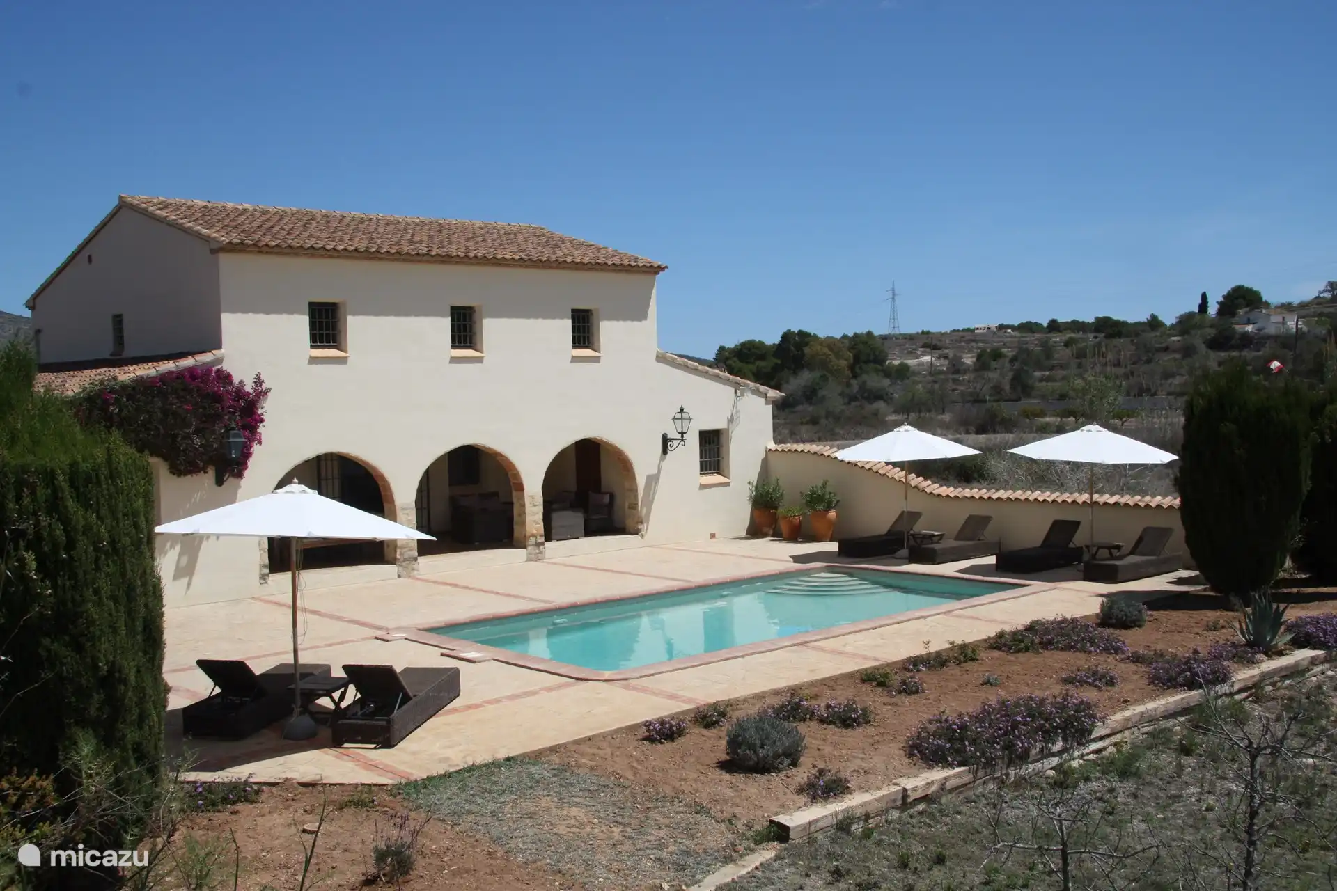 Finca Pouet die Berdica in Spanien, Costa Blanca, Benissa - villa