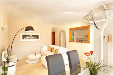 Vakantiehuis Spanje, Costa del Sol, Marbella appartement Schitterend appartement in Aloha Woonkamer