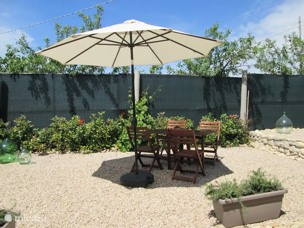 Privater Terrasse für die Gäste