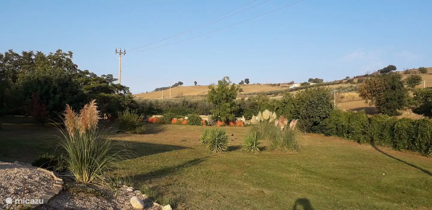 Mit Blick auf den Garten und die Umwelt
