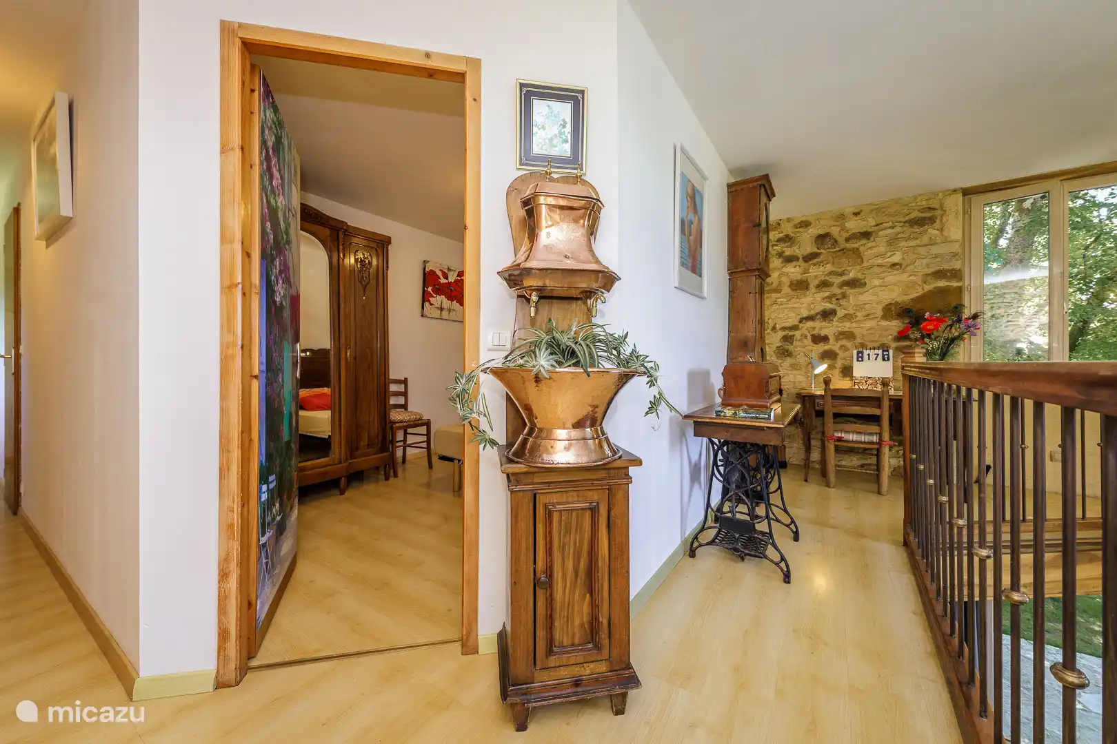 Landing with bedroom