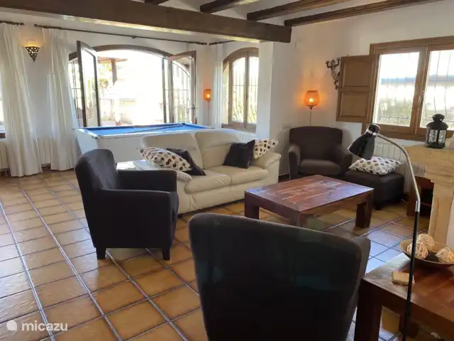 Villa Niña en España, Costa Blanca, Jávea - casa vacacional Salón con billar