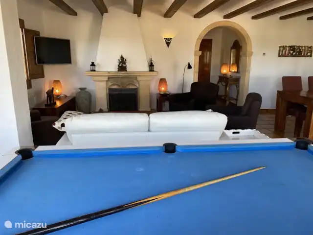 Villa Niña en España, Costa Blanca, Jávea - casa vacacional Salón con chimenea