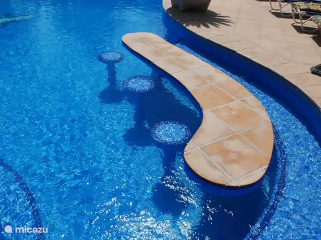 Villa Niña en España, Costa Blanca, Jávea - casa vacacional el bar de la piscina