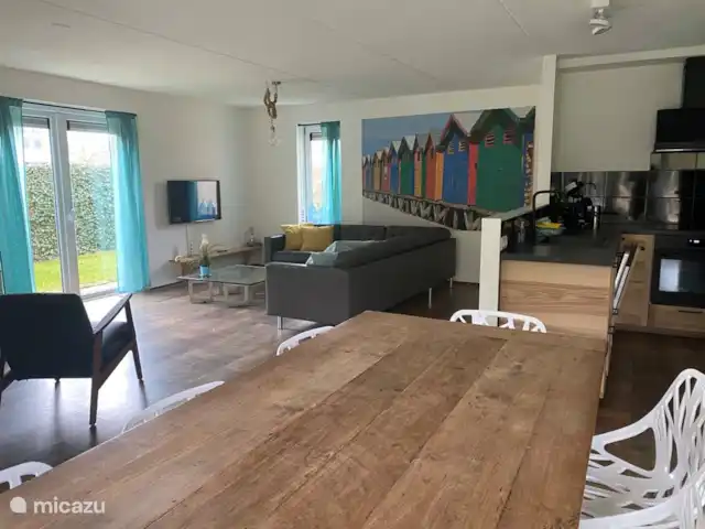 Maison zélandaise au bord de la mer | Pays-Bas, Zélande, Kamperland - maison de vacances Spacieux salon lumineux et joyeux