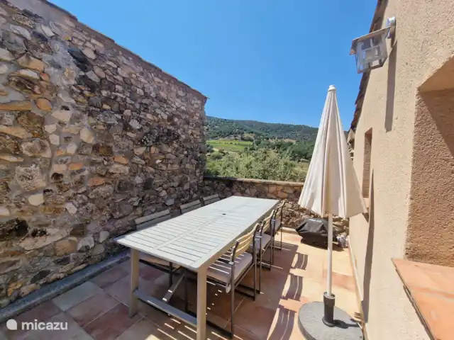 Hameau des Claudins nr 15 le Plan en Francia, Costa Azul, Le Plan-de-la-Tour - casa vacacional Terraza en la azotea con vistas a la montaña