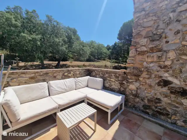 Hameau des Claudins nr 15 le Plan en Francia, Costa Azul, Le Plan-de-la-Tour - casa vacacional Salón en la terraza de la azotea