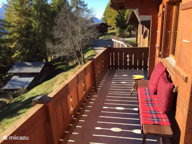 Bellwald huren in Zwitserland, Wallis, Bellwald - chalet Balkom op het zuiden