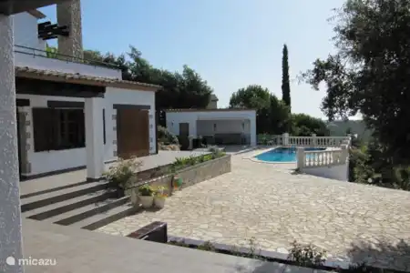 Vakantiehuis Spanje, Costa Brava, Calonge villa Casa de Ensueño Zicht op terras en zwembad