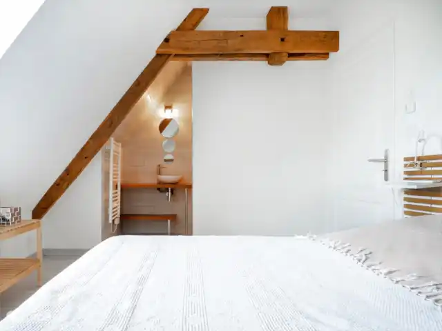 Rocamadour | France, Dordogne, Rocamadour - maison de vacances chambre avec salle de bain attenante
