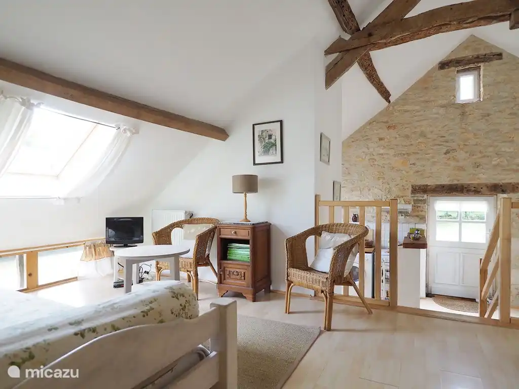 Slaapkamer met zitje