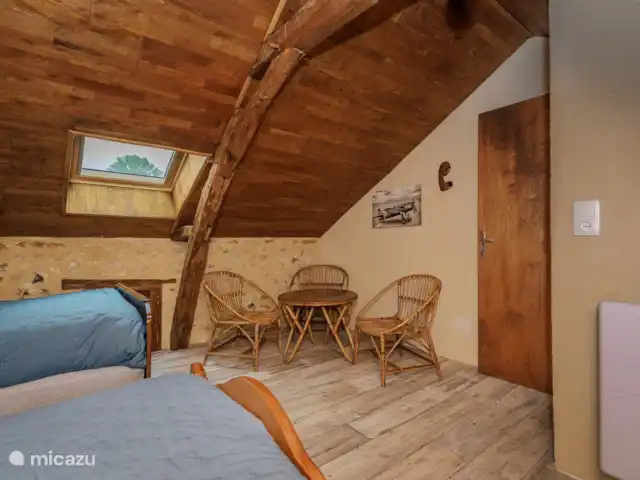Sagelat en Francia, Dordoña, Belvès - casa vacacional Dormitorio