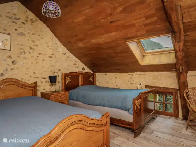 Sagelat en Francia, Dordoña, Belvès - casa vacacional Dormitorio