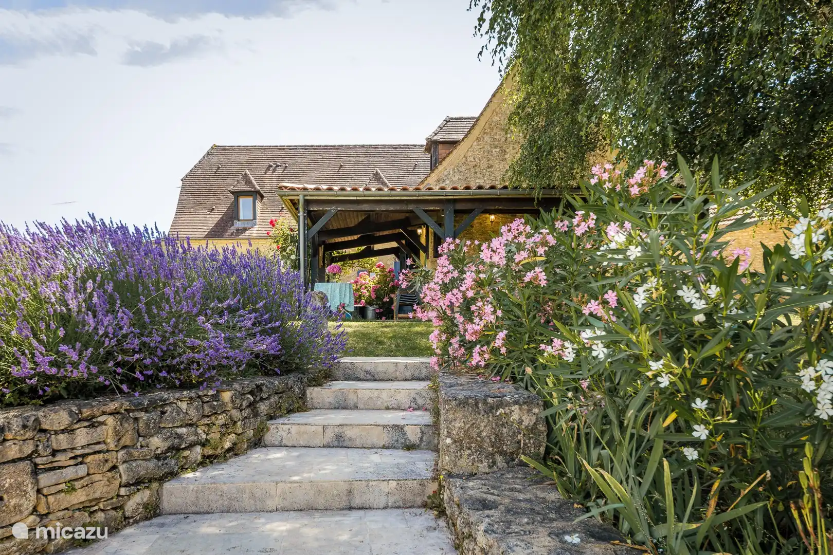 Stairs to the veranda