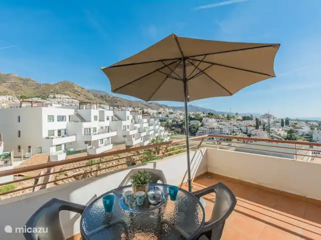 Apartamentos Andaluz - MDN03 en España, Costa del Sol, Nerja - apartamento Vista de las montañas desde la azotea.