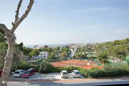 Vakantiehuis Spanje, Costa del Sol, Mijas Costa appartement Modern apartment met fraai zeezicht Uitzicht
