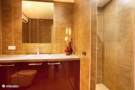 Vakantiehuis Spanje, Costa del Sol, Mijas Costa appartement Modern apartment met fraai zeezicht Badkamer