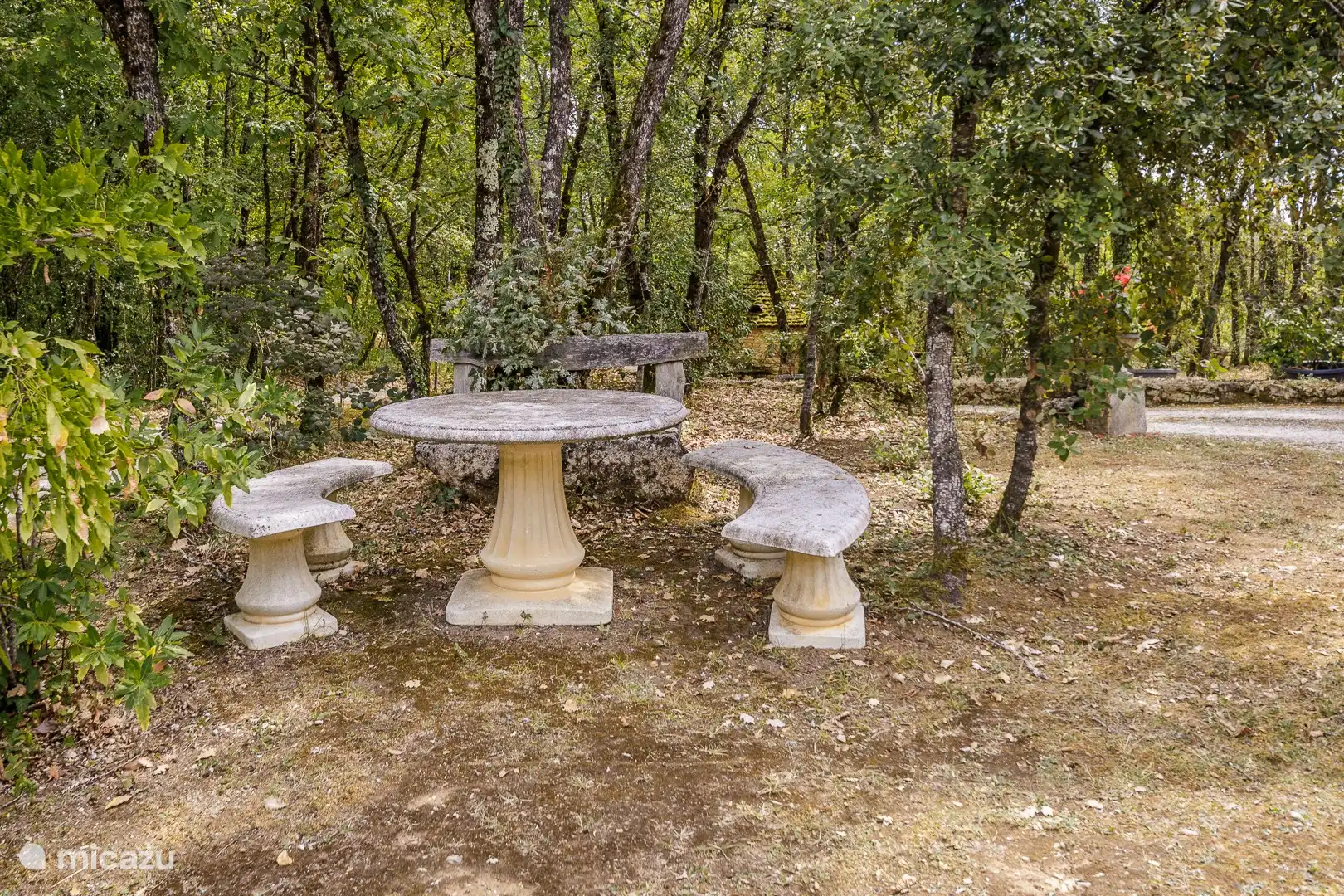 Terrace in the garden