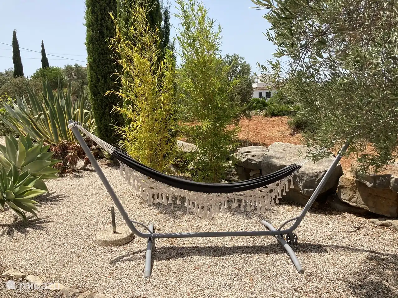 Sensación navideña en su máxima expresión. 
Descansando en paz en una hamaca 