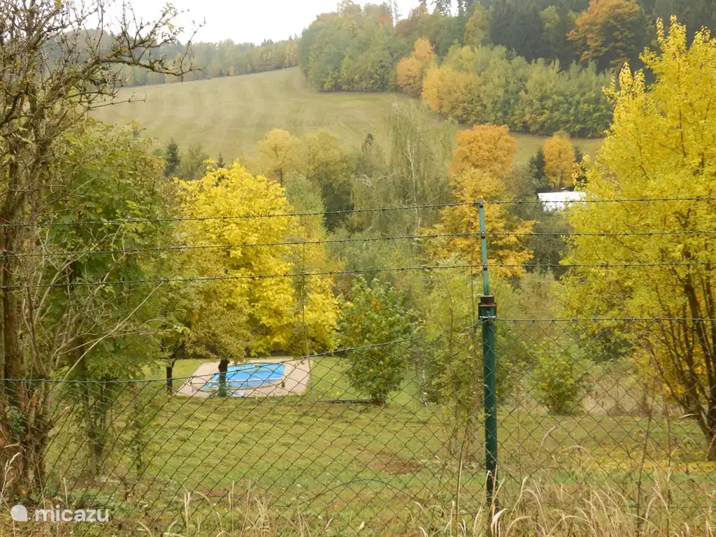 el jardin en octubre