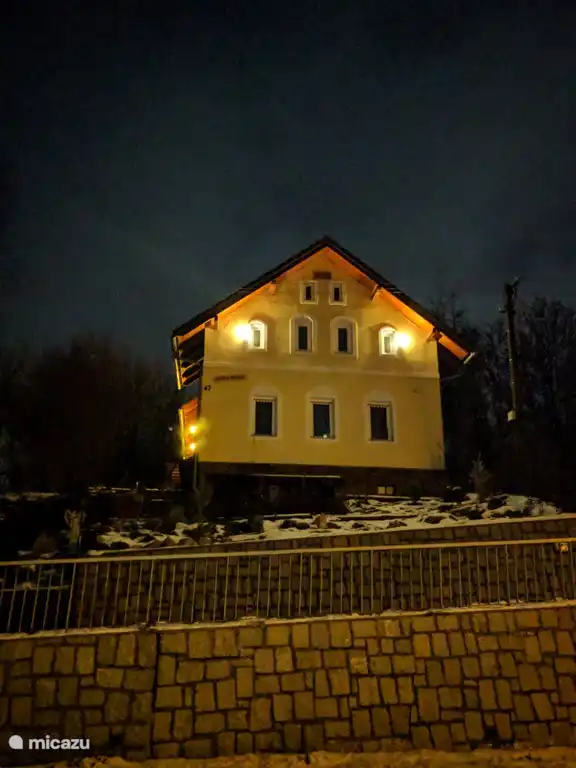 vista frontal desde la carretera