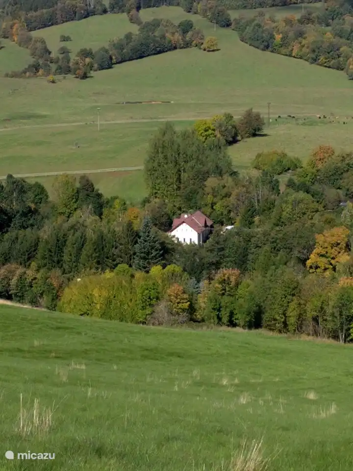 visto desde la montaña de enfrente