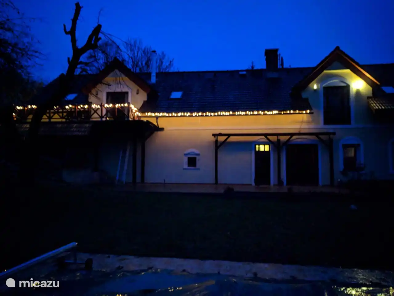 poner las luces de navidad