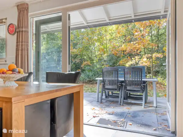 el martín pescador en Países Bajos, Güeldres, Winterswijk - bungaló La terraza ofrece mucha privacidad