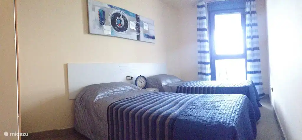 bedroom with two beds