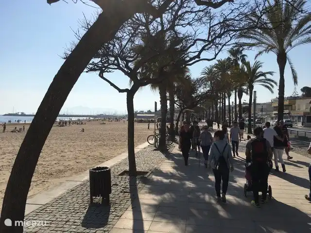 On the promenade towards Cambrils.
