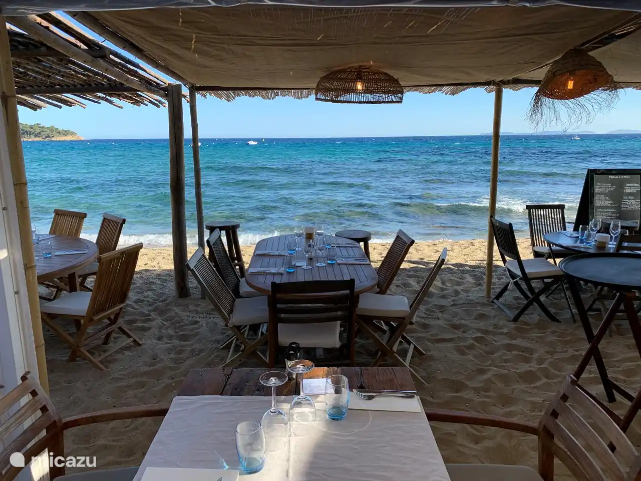 Essen am Meer bei Marius à la Plage - Gigaro