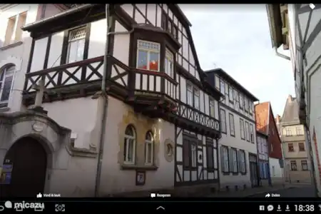 Vakantiehuis Duitsland, Harz, Quedlinburg stadswoning Vrijstaand huis in Quedlinburg Yu