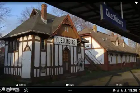 Vakantiehuis Duitsland, Harz, Quedlinburg stadswoning Vrijstaand huis in Quedlinburg Bb