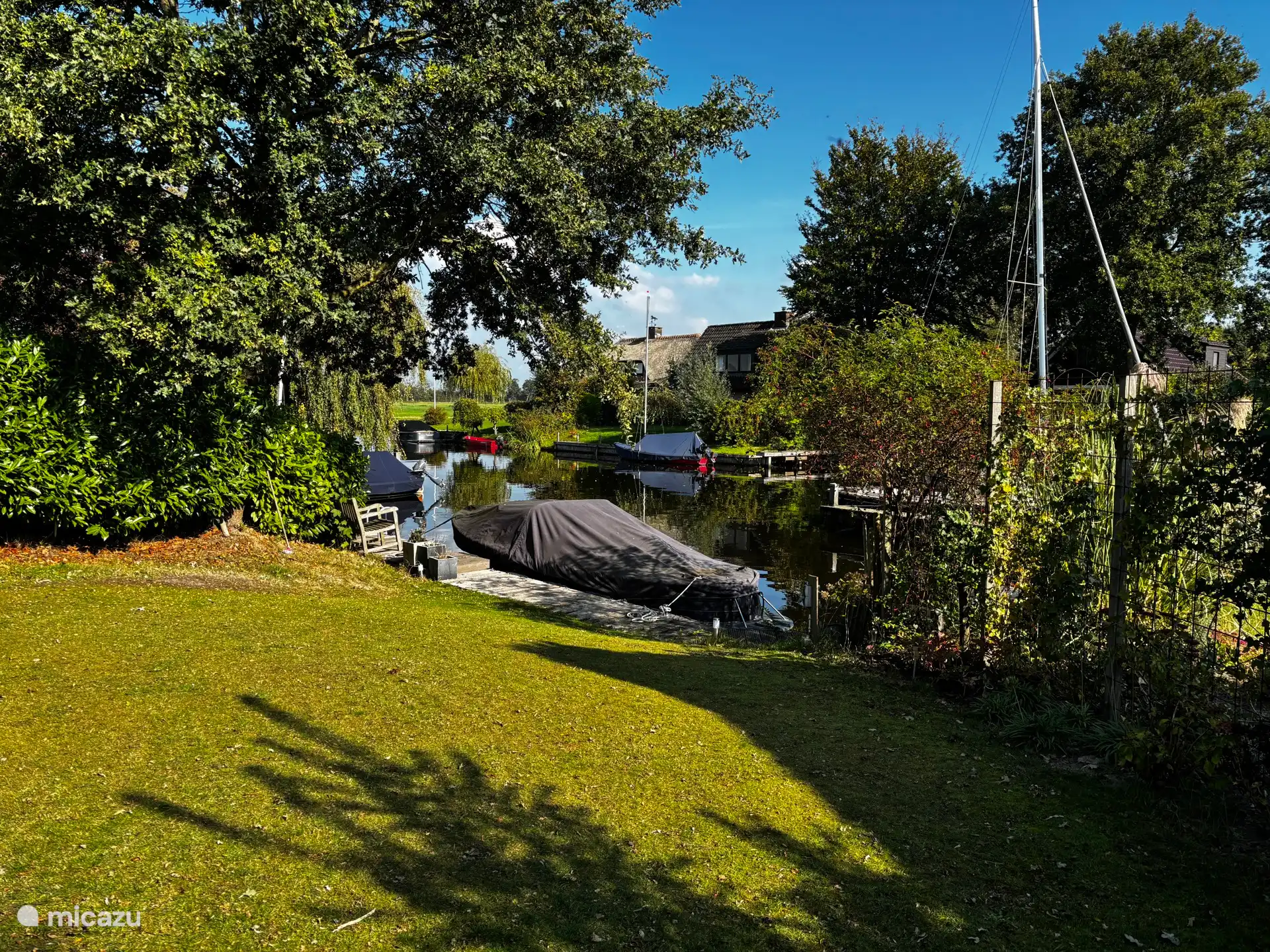 Aanlegsteiger. voor boot