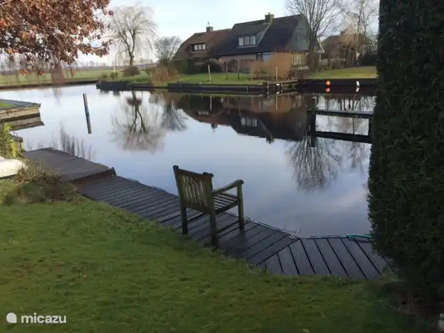 Prachtig uitzicht vanuit de tuin.