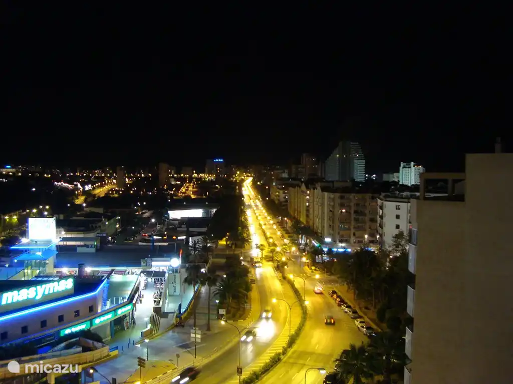 Abend-Blick vom Balkon