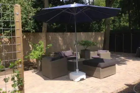 Vakantiehuis Nederland, Gelderland, Ermelo boerderij Veluwerijck 14 Zitje achter