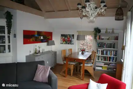 Vakantiehuis Nederland, Gelderland, Ermelo boerderij Veluwerijck 14 eethoek