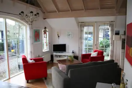 Vakantiehuis Nederland, Gelderland, Ermelo boerderij Veluwerijck 14 zithoek
