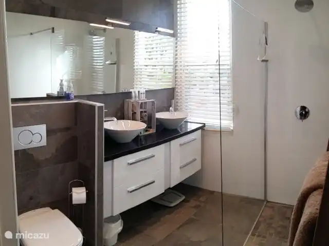 Lujosa villa con piscina privada en Aruba, Norte, Noord - villa baño en suite